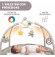 Chicco Palestrina dei Colori Beige 3in1, Palestrina Neonato Multifunzione Elettronica con Tappeto, Proiettore Stelle, Luce Notturna Removibile e Melodie Rilassanti, Giochi Neonato 0+ Mesi